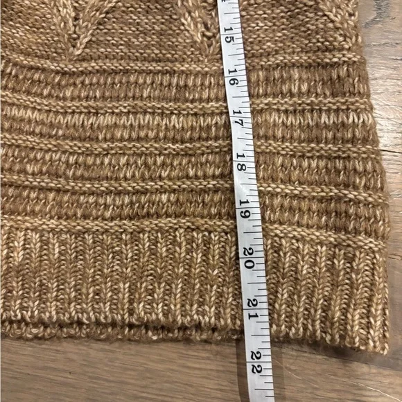 Lucky Brand Tan Women's Puff Sleeve Cardigan. Medium - Picture 6 of 6